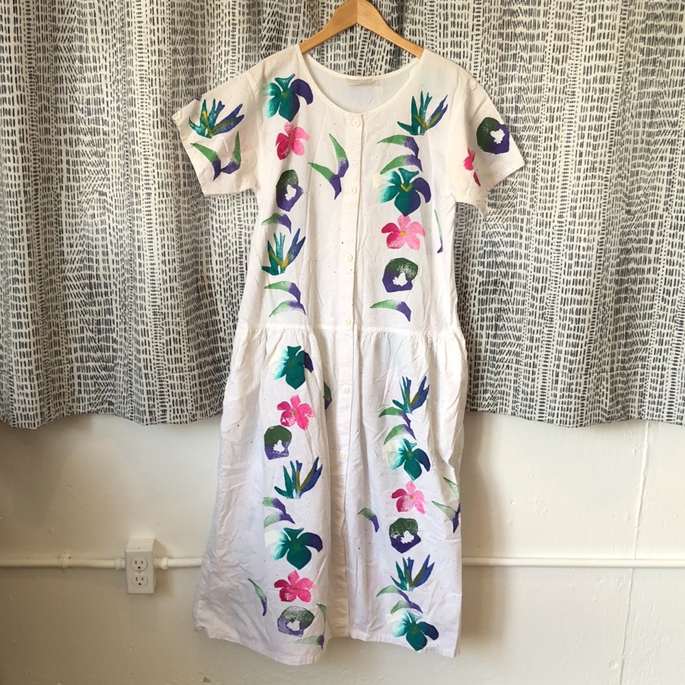 Vintage (‘80’s) hand painted dress
